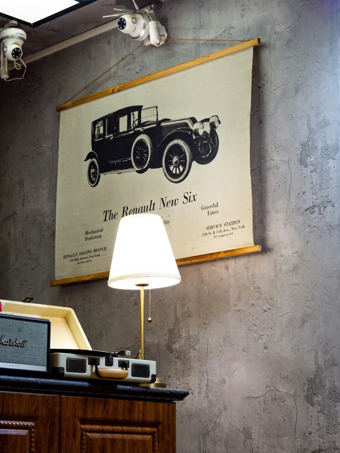 vintage car advertisement