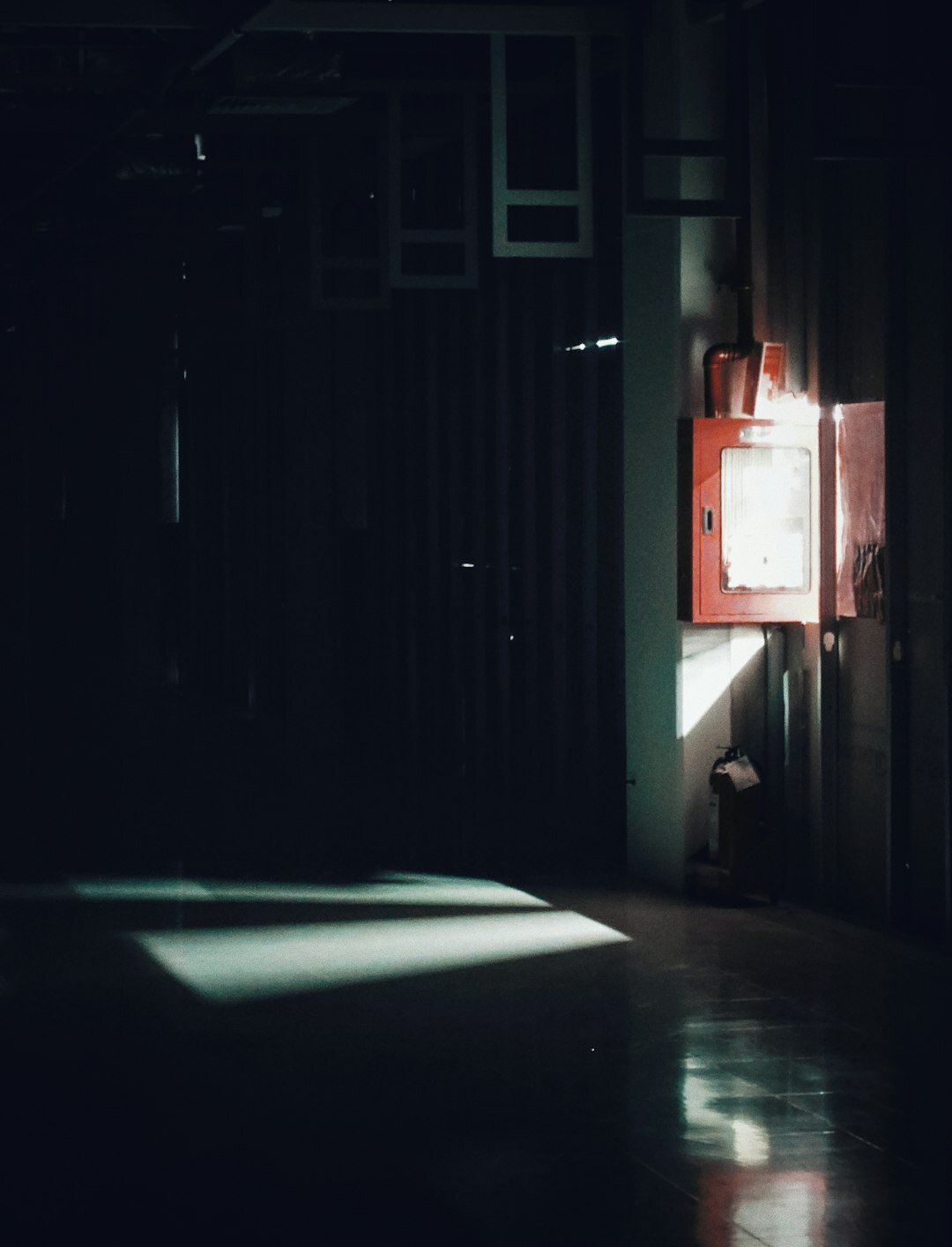 Vintage cathode-ray television glowing in a dim room